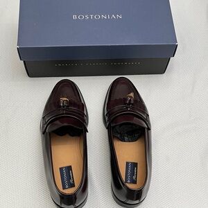 Bostonian Men’s Tassel Dress Shoes in Burgundy